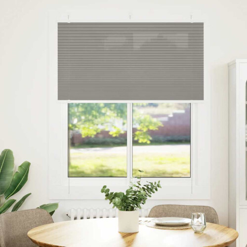 VidaXL vidaXL Plissee Anthrazit 105x150 cm Stoffbreite 104,4 cm Polyester 1