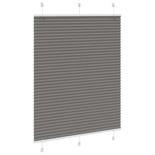 VidaXL vidaXL Plissee Anthrazit 105x150 cm Stoffbreite 104,4 cm Polyester 2