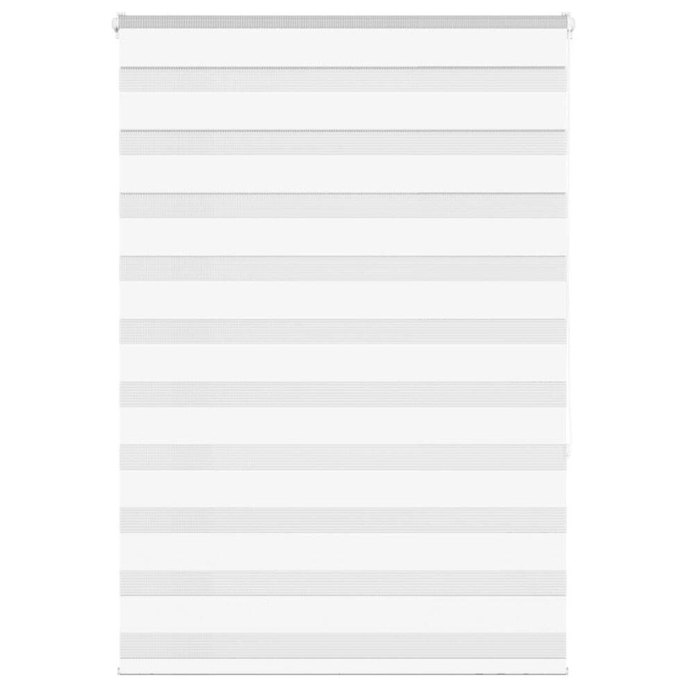 Vidaxl (White, 95 X 150 Cm) Zebra Blind Black 105X100 Cm Fabric Width 100.9 Cm Polyester