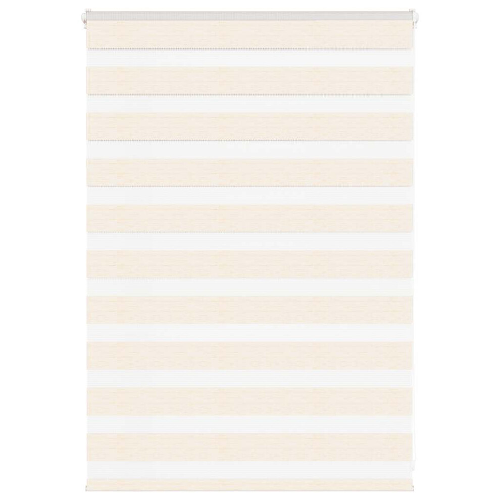 Vidaxl (Marble Beige, 95 X 100 Cm) Zebra Blind Black 105X100 Cm Fabric Width 100.9 Cm Polyester
