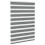 VidaXL vidaXL Doppelrollo Dunkelgrau 105x100 cm Stoffbreite 100,9 cm Polyester 3
