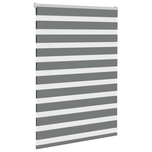 VidaXL vidaXL Doppelrollo Dunkelgrau 105x100 cm Stoffbreite 100,9 cm Polyester 2