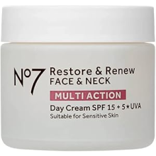 No7 Restore & Renew FACE & NECK MULTI ACTION Day Cream 50ml