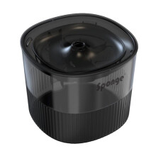 Fontaine - ESPONJA - Esponja 1,8 L - Preto - Para gato e cachorro - Alimentação elétrica