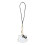 Hello Kitty Hello Kitty Phone Strap Kitty Cute Head Charm Black - HKCPMKHK 1