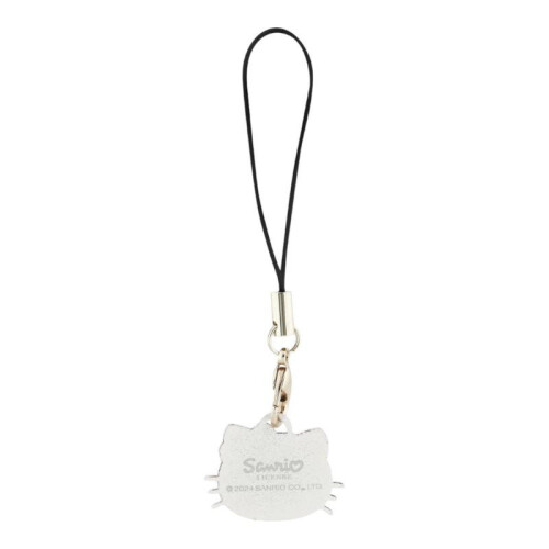 Hello Kitty Hello Kitty Phone Strap Kitty Cute Head Charm Black - HKCPMKHK 1