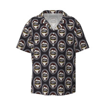 (Mercedes G Wagen Graffiti Mercedes G Wagon - Graffiti_6645) Men's Hawaiian Shirts Cuban Collar Vintage Bowling Short Sleeve Button Down Beach Shirt Casual Summer Vacation Wear Retro Tee