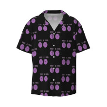 (Member Berries Member Berry Southpark Fanart Print_6992) Men's Hawaiian Shirts Cuban Collar Vintage Bowling Short Sleeve Button Down Beach Shirt Casual Summer Vacation Wear Retro Tee