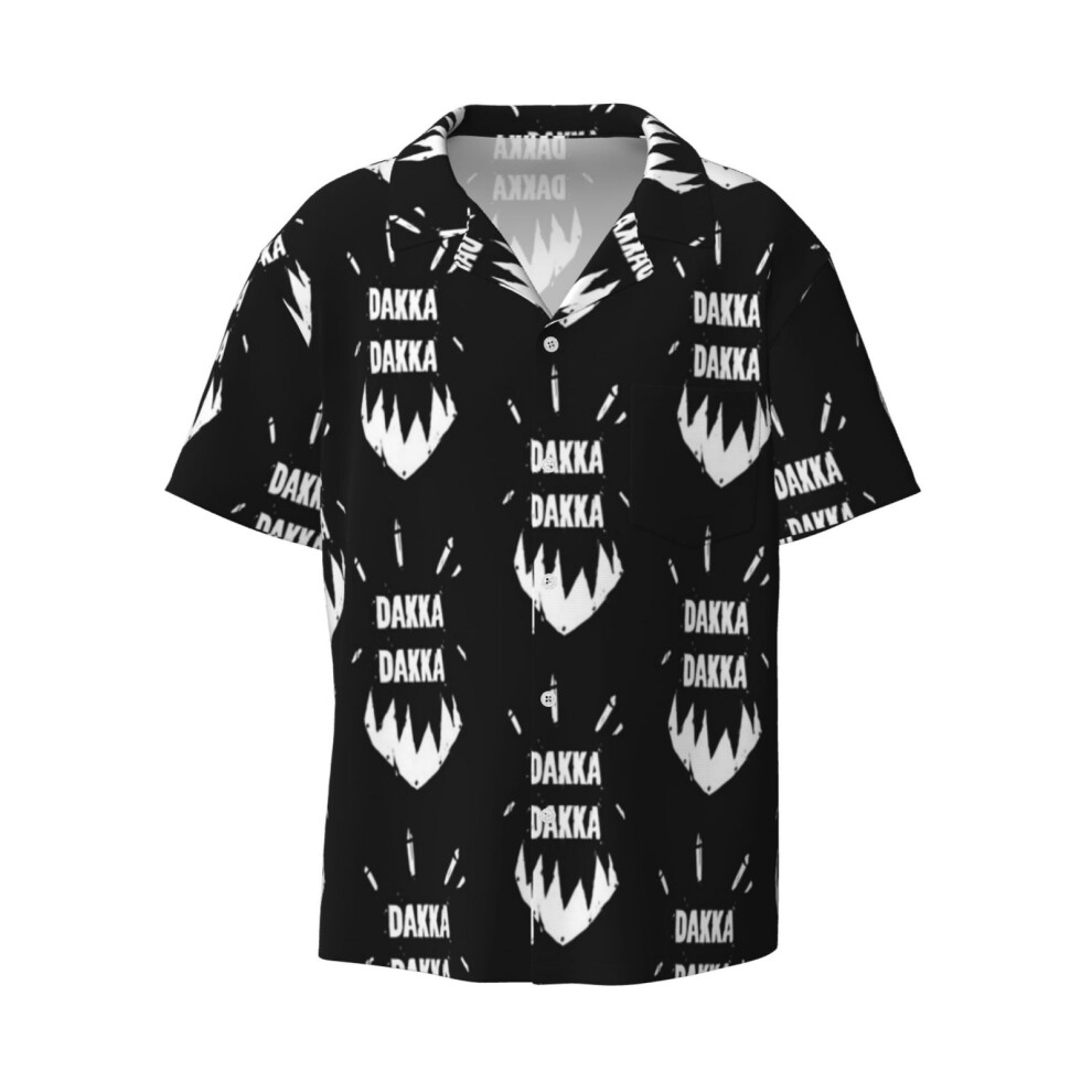 (DAKKA DAKKA ORKS_7119) Men's Hawaiian Shirts Cuban Collar Vintage Bowling Short Sleeve Button Down Beach Shirt Casual Summer Vacation Wear Retro Tee-image-OPC-PGMK2CH-NEW
