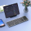 Seenda Foldable Wireless Bluetooth Keyboard Rechargeable Folding Portable Keyboards for PC Mac Smartphone Windows iOS Android 3