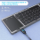 Seenda Foldable Wireless Bluetooth Keyboard Rechargeable Folding Portable Keyboards for PC Mac Smartphone Windows iOS Android 4