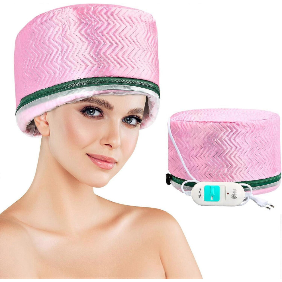 Hair Care Hat Heating Cap, 3 Temperatures Drying Cap Hair Steamer, Electric Hair Steamer Cap for Hair Spa Home