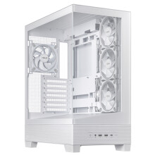 Boîtier PC Asus A31 PLUS TG ARGB - Medio Tower, Vetro Temperato, RGB, Bianco, ATX/Micro-ATX/Mini-ITX