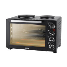 Mini-four électrique - Unold - 68885 - 30 Litres - Cuisson, barbecue, four rotatif - Noir
