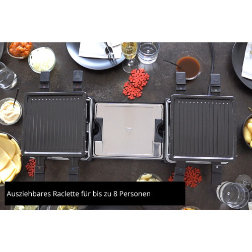 Raclette - UNOLD - 48755 - 8 Persone - 1300 W - Nero 2