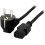 Cable de alimentación de datos digitales - CEE 7/7 (SCHUKO) - 1,8 m - negro 1