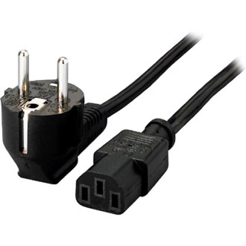 Cable de alimentación de datos digitales - CEE 7/7 (SCHUKO) - 1,8 m - negro
