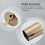 2Pcs/Set Shatterproof Stainless Champagne Glasses Brushed Drink Cup 6