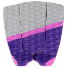 Surfboard Traction Pad - 3 Piece Surf Board & Skimboard Stomp Foot Maximum Kick Tail Deck Grip for Surfing