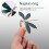 6 Pcs Dragonfly Napkin Ring,Napkin Ring for Wedding,Dining Table 7