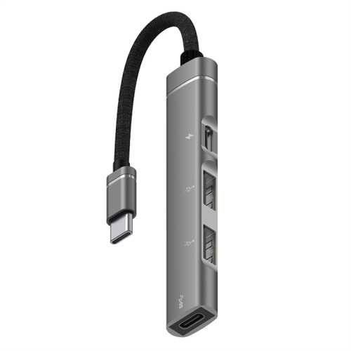 Για κινητό τηλέφωνο Android Tablet υπολογιστή φορητό PD Charging Hub Type-C USB C Expansion Dock, Γκρι 1