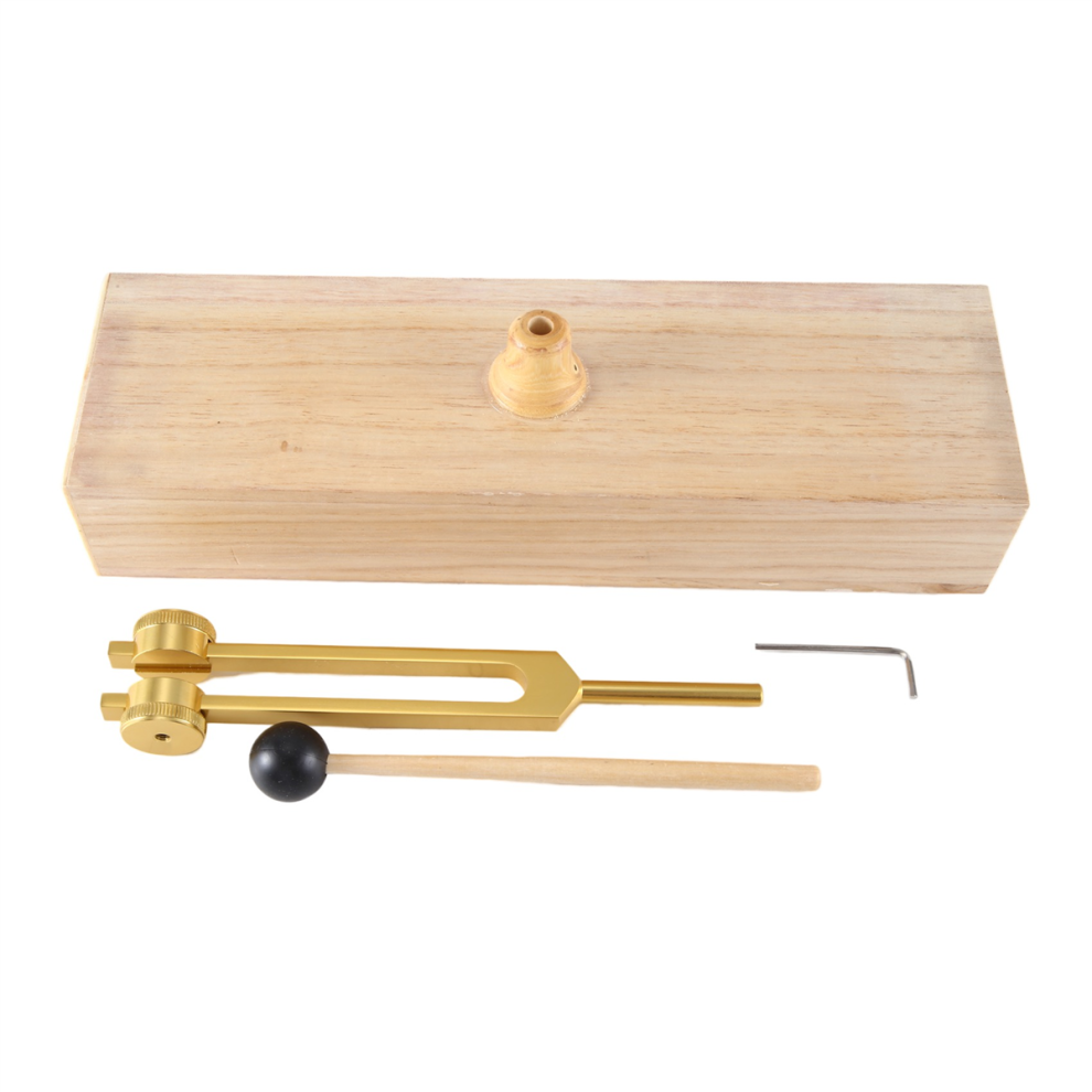 Spactz 136.1Hz Tuning Fork,Resonance Fork With Resonant Box And Hammer,Tuning Forks For Chakra, Yoga, Relaxation