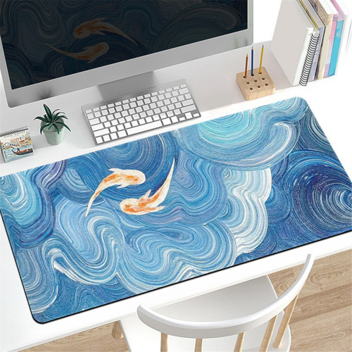 Lucky Koifish Big Mouse Pad Πληκτρολόγιο υπολογιστή Mat Mousepad 800x300x2mm 2
