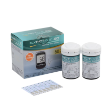 (50 Blood Sugar Test Strips) Exactive EQ Impulse Blood Glucose Monitor Meter Test Strips Lancets