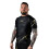 (X-Large) Scramble Kintsugi Short Sleeve Rash Guard - Black 4
