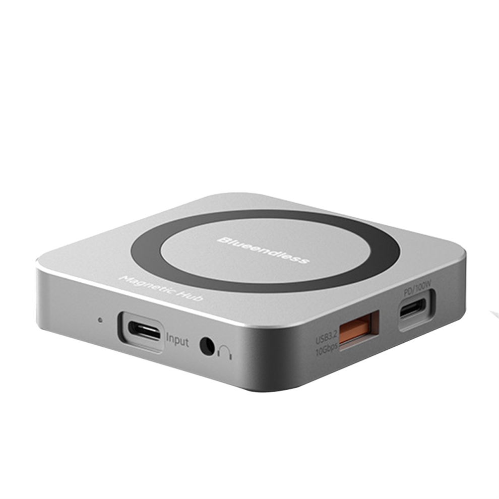 Usb C Hub M.2 Nvme Ssd Docking Station Usb3.1 10Gbps 100W Pd 4K60hz Magnetic Enclosure For 4851005113587