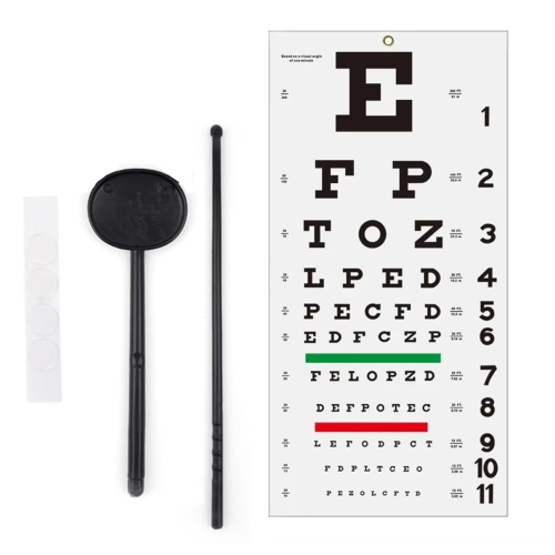Eye Chart, Chart No Fading for School Home Physical Examination Centre Visual Acuity Measuring Educational