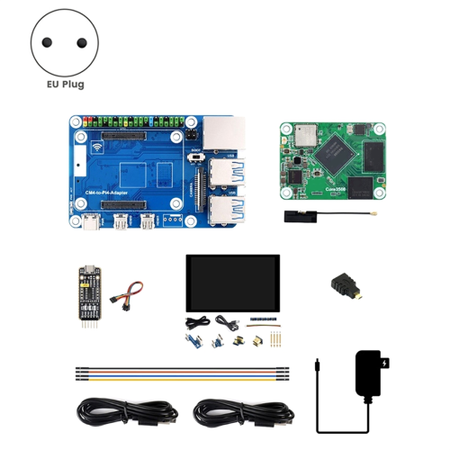Core3566 Module Kit RK3566 Quad-Core Processor High-Performance Computing, 8-Inch -Compatible Touch Screen 2