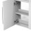 Cloakroom Bathroom Vanity Unit Wall Hung Compact White Basin Door Unit 445 4
