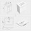 600mm Floor Standing 2 Doors Bathroom Vanity Unit with Resin Basin,Gloss White - Ceramic Basin 4