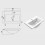 500mm Gloss White Bathroom Vanity Unit with Ceramic Basin | Compact for Small Spaces | 2 Soft-Close Doors | Freestanding 4