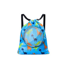 Swimming bag for children, waterproof, wet and dry separation bag, blue, size S