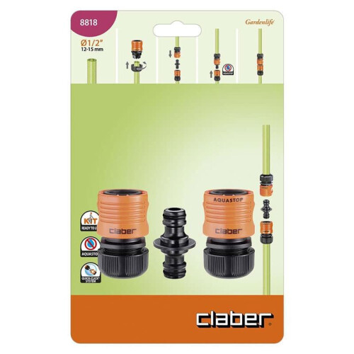 LG Claber Hose Connection Set - 1/2" 1