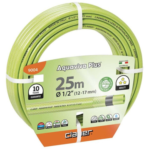 LG Claber Aquaviva-Plus Hose Pipe - 1/2" x 25m