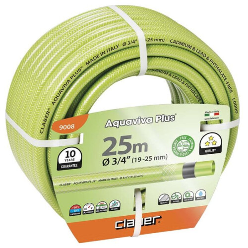 LG Claber Aquaviva-Plus Hose Pipe - 3/4" x 25m