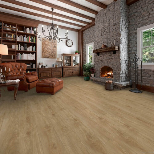 (1.598 m² / Pack, Girona) Chalet(10mm) Wood Effect Laminate Flooring 2