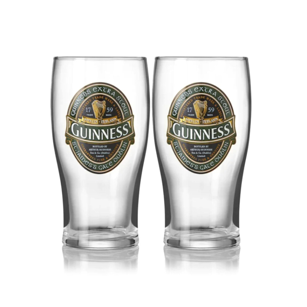 Guinness Two Pack Glasses