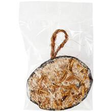 Garden Ting Mealworm Suet Coconut Halves Wild Bird Treat, 12 Pack
