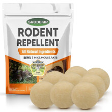 SRODEKIR Rodent Repellent Outdoor/Indoor, Mouse Repellent Rat Repellent for House/Car/RV/Boat/Garage, Mice Repellent,Keep Mice Away for Indoor,Better