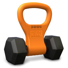 Kettle Gryp Kettlebell Adjustable Portable Weight Grip Travel Workout Equipment Gear for Gym Bag, Crossfit WOD, Weightlifting, Bodybuilding, Lose