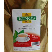 KINGS TEA, ASSAM LOOSE TEA 1Kg (Pack of 2)