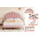 (4ft6 Double, Pink) Double Upholstered Velvet Bed 9