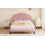 (4ft6 Double, Pink) Double Upholstered Velvet Bed 11