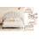 (4ft6 Double, Beige) Double Upholstered Velvet Bed 9
