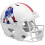 Patriots 1982 tot 1989 Throwback Revolution Speed ??Mini-voetbalhelm 1