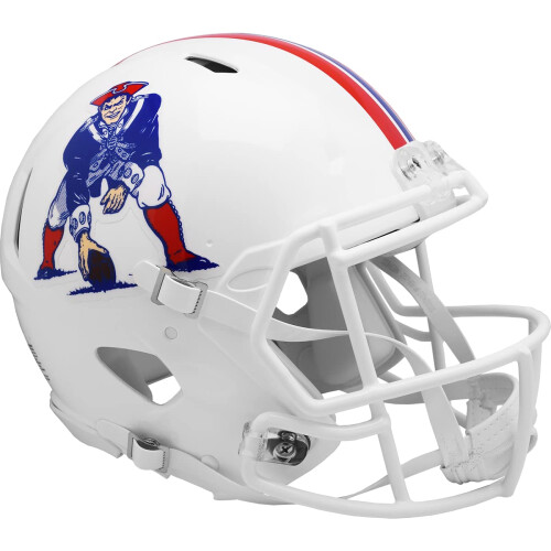 Patriots 1982 tot 1989 Throwback Revolution Speed ??Mini-voetbalhelm